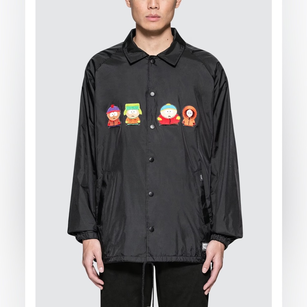 HUF X SOUTH PARK COACHES JACKET .